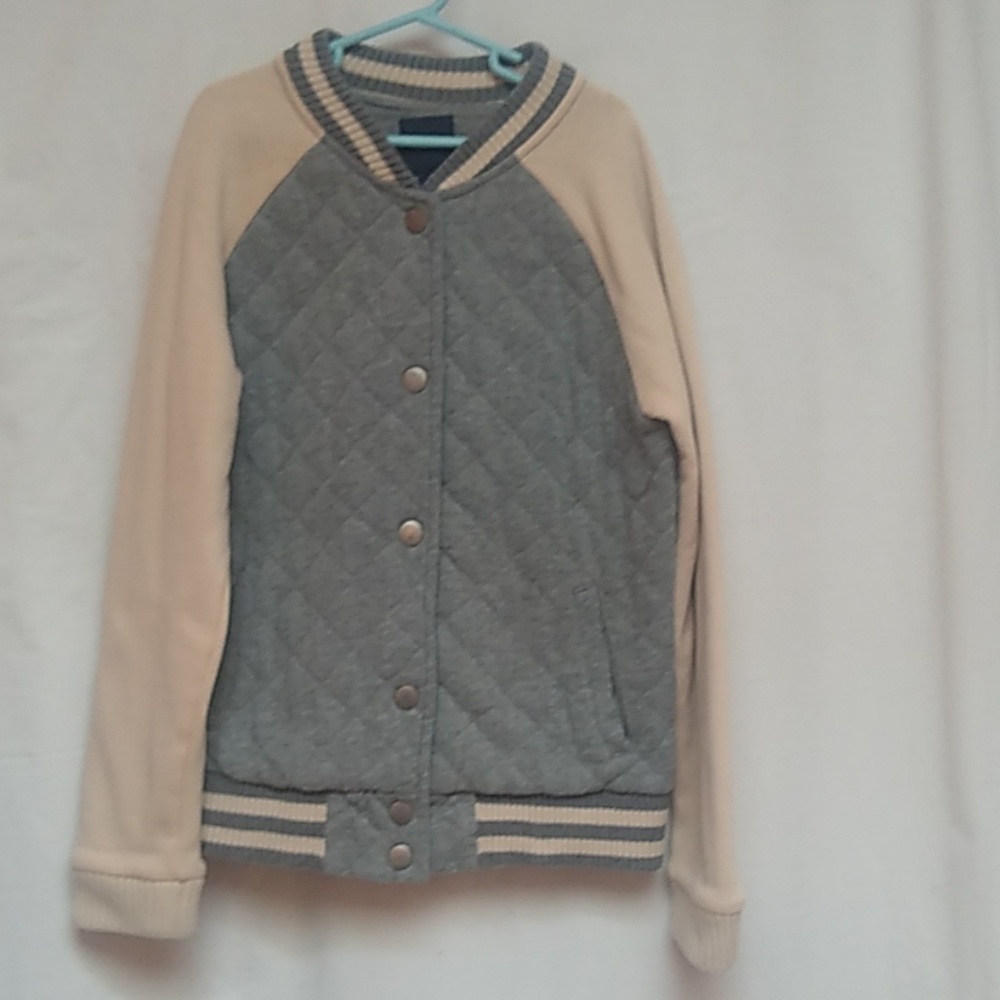 GAP Quilted Fleece Baseball Jacket XL 12